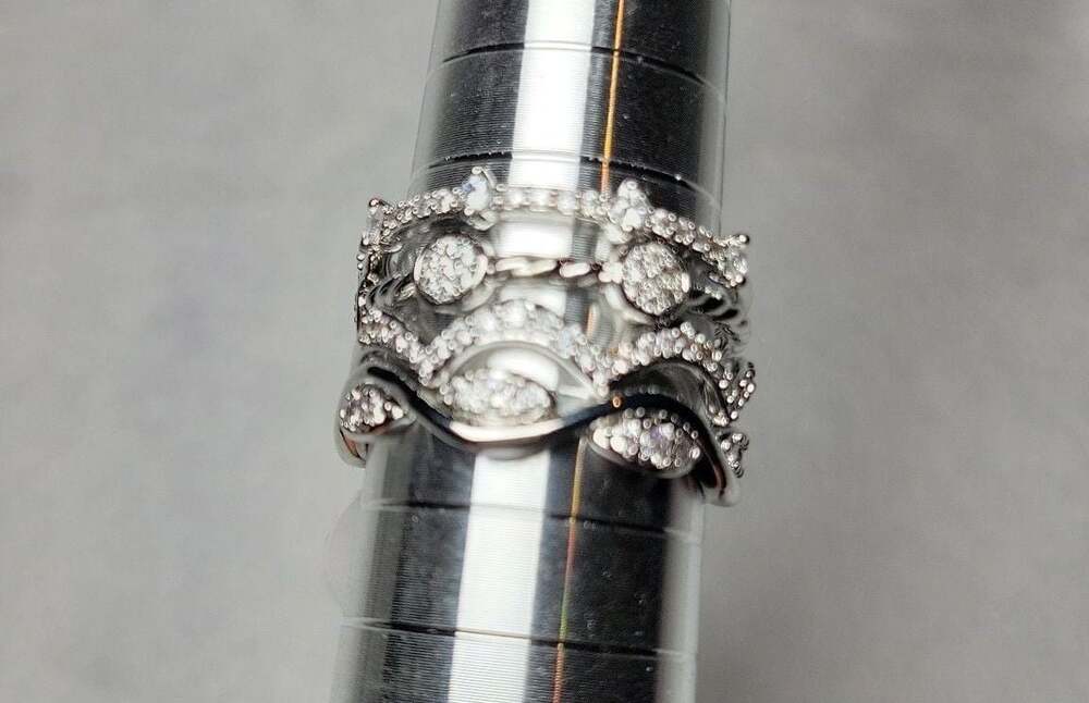 BP Veiled in Ebullient Wonder Delicates Rhodium 4 Bands 10
